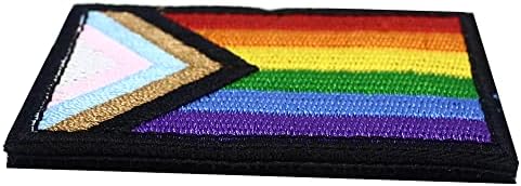 DailyCarry Interszexuális Inclusive Haladás Pride Flag LGBTQ Hook & Hurok Kötőelemek Javítás LMBT Ally Egyenlőség Meleg, Leszbikus,