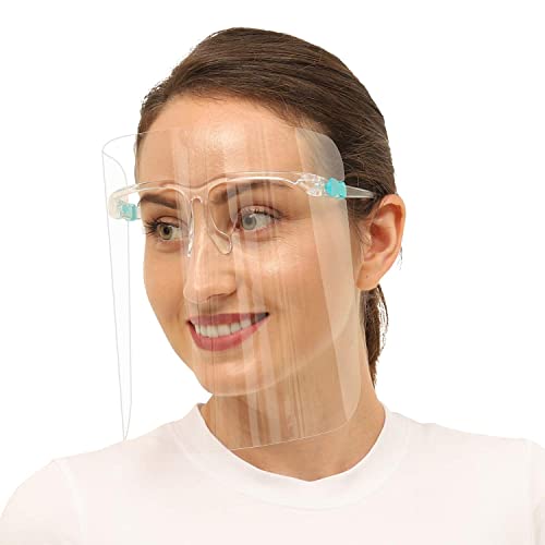 EVanth 10db Poharat arcvédőt Újrafelhasználható Goggle Pajzsok Cserélhető Anti-Köd Pajzsok Átlátszó arcvédőt a Nők, mind a Férfiak (10,