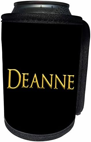 3dRose Deanne népszerű nő nevét az Amerika. Sárga. - Lehet Hűvösebb Üveg Wrap (cc-361378-1)