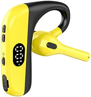 XUnion Egyetlen Ear Fülhallgató Mikrofon, Bluetooth 5.2 Fülhallgató Led Kijelző Vízálló Fülhallgató Vezeték nélküli Kihangosító, Fejhallgató