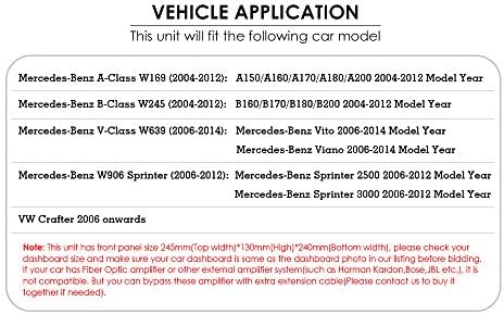 hizpo Android Autó Hifi a Mercedes-Benz B200 W169 W245 Vito Viano W639 W906 Sprinter 2500/3000 Kezdődően, Érintőképernyő Rádió GPS Navigáció