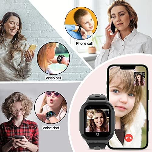 Getfitsoo Wonlex 4G Gyerekek Smartwatch a SIM-Kártya GPS Okos Nézni a Gyerekek, 1.4 Érintőképernyős Telefon Nézni a videohívásokat,