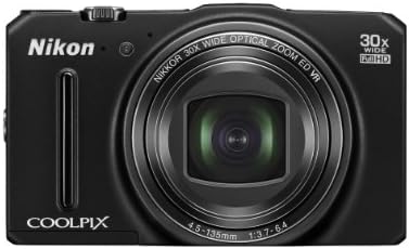 Nikon COOLPIX S9700 16.0 MP Wi-Fi Digitális Fényképezőgép 30x Zoom NIKKOR Objektív, GPS, valamint a Full HD 1080p Videó (Fekete)