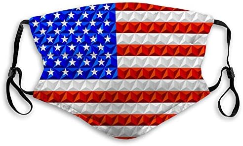Fél Arcát, Száját, Díszítés Fut Szabadtéri Activitie Zászló USA Arcát Dekoráció