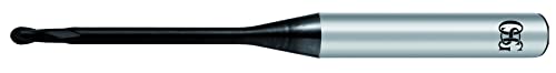 OSG 0,6 mm Keményfém Golyó Orra Vége Malom (Burr) - Gyémánt Bevonatú - Kompatibilis Roland Marás Rendszerek; DWX-4, DWX-50, DWX-51, DWX-52