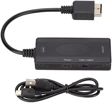 Zunate PS2-HDMI Átalakító Adapter, PS2-HDMI Video Converter HDTV HDMI Monitor, PS2 HDMI Kábel Támogatja a HDMI 16:9, 4:3 Kimenet