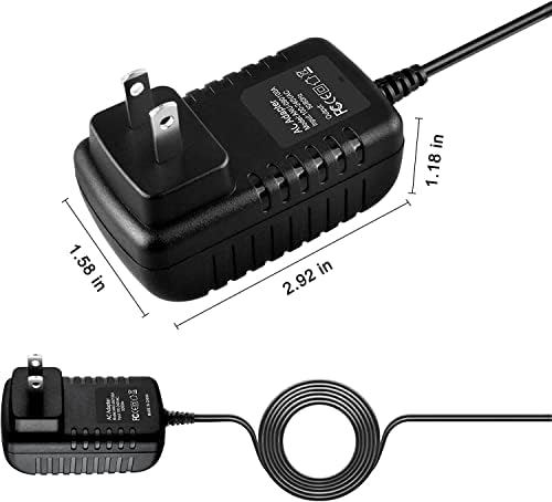 A fickó-Tech AC/DC Adapter Kompatibilis a Datamax-O ' Neil RL4 802 RL4-DP-00000210 RL4-DP-50000310 Hordozható Vonalkód Nyomtató, Tápkábel