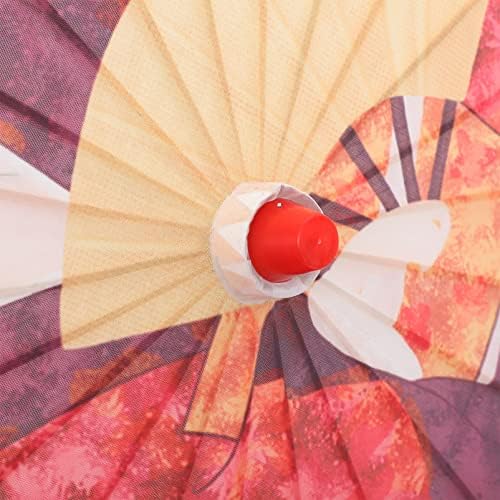 VALICLUD Ázsiai Selyem Esernyő Kínai Olajozott Papír Esernyő Japán Napernyő Virág Napernyő Tánc Kellékek Esküvő Party kellék 70cm