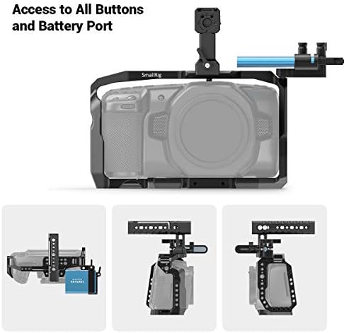 SMALLRIG Kamera Ketrec Készlet Blackmagic Design Pocket Cinema Camera 4K & 6K, Kompatibilis BMPCC 4K & 6K - KCVB2419