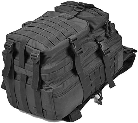 Katonai Taktikai Hátizsák Hadsereg Molle Támadás Pack Bug Táskát, Hátizsákot, 34 L Daypack Fekete