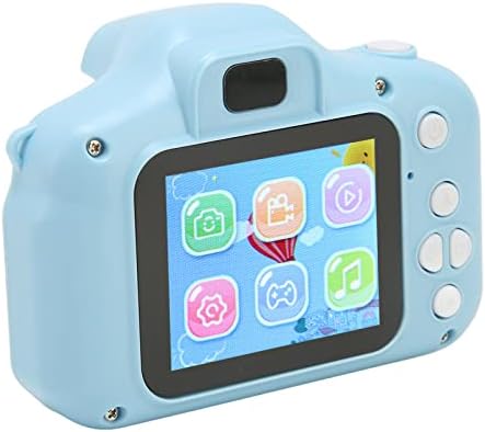 Digitális Fényképezőgép, Kék, 1080P HD Videó Multi Mode Szűrő Kisgyermek Kamera Elöl Hátul 8MP a 32G Memóriakártya Szabadtéri