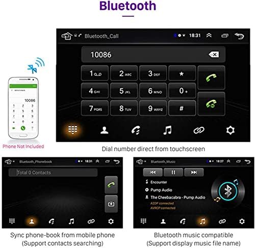 Auto Multimédia Lejátszó, Android 9.1 Rendszer 9 Hüvelykes érintőképernyő AutoRadio GPS-T. oy.OTA WIGO 2018, Navigáció, Rádió, Hifi,