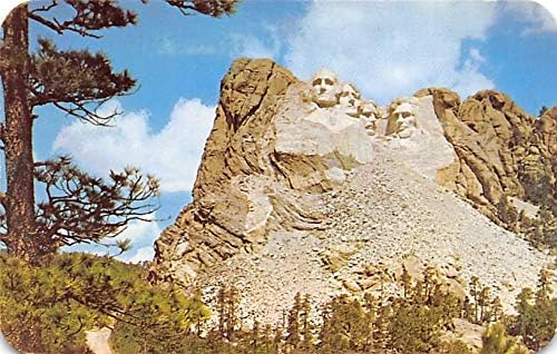 Mount Rushmore Fekete Hegyek, Dél-Dakota SD Képeslapok