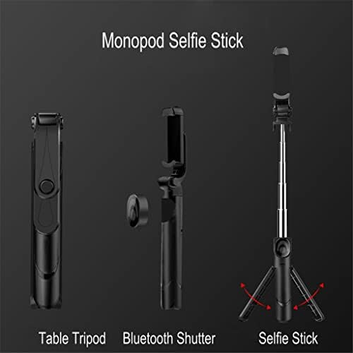 N/A 3 1 Önarckép Stick Telefon Állvány Kihúzható Monopod Bluetooth-Kompatibilis Távoli Okostelefon Önarckép Stick (Szín : Fekete,