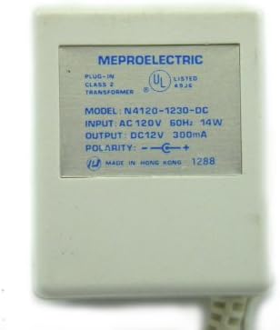 METROELECTRIC AC-DC Adapter 12 V DC @ 300mA, 2,5 mm-es DC Csatlakozódugót a Pozitív Központ