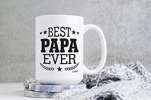 LiliWair Karácsonyi Nagyapa Ajándékok | Papa Apák Napi Ajándék a Nagyapák Vicces Hűvös Legnagyobb Boldog Mancs Poppy Pop Papi Bögre