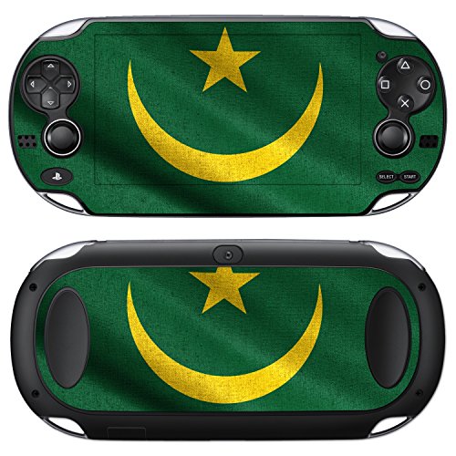 Sony PlayStation Vita Design Bőr zászló a Mauritániai Matrica a PlayStation Vita
