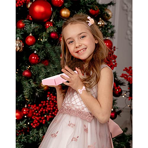 AOPRIE Mini Haj Karom Klipek a Lányok Kis Méret Haj Nyakkendő Íj hajcsatot Ajándék Beállítja, hogy a Tini Lányok 8-12 10 Karácsonyi