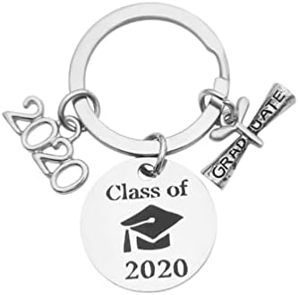 Holibanna Kulcs Karabiner Érettségi Kulcstartó Lóg kulcstartó Talizmán Medálok Osztály 2020 Ajándék középiskolai Egyetemi Diplomások,