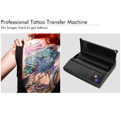 Tetoválás át Stencil Gép Fénymásoló Nyomtató Termikus Tetoválás Készlet Fénymásoló Nyomtató 20db Szabad Tetoválás Stencil Transzfer Papír