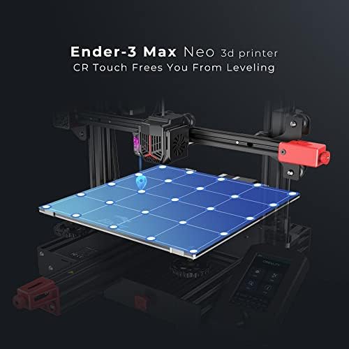 Hivatalos Creality Ender 3 Max Neo 3D-s Nyomtató, Nagy Nyomtatási Méret 11.8x11.8x12.6in, Ender 3 Max Bővíthető CR Érintse meg az Automatikus
