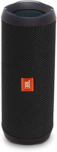 JBL Flip 4 Vízálló, Hordozható Bluetooth Hangszóró (Fekete) (Felújított)