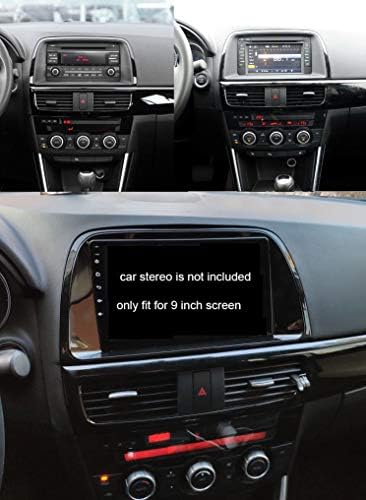 9 inch autórádió Fascia Keret Mazda 6 Atenza 2014~ DVD-GPS Navi Játékos Panel Dash Kit Telepítés Sztereó Keret Trim Előlap
