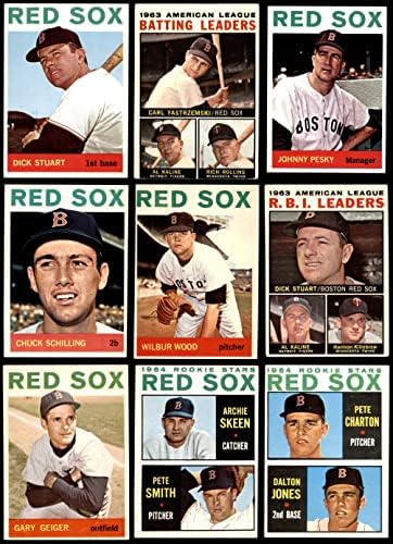 1964 Topps Boston Red Sox Közelében Csapat készen áll a Boston Red Sox (Set) VG/EX+ Red Sox