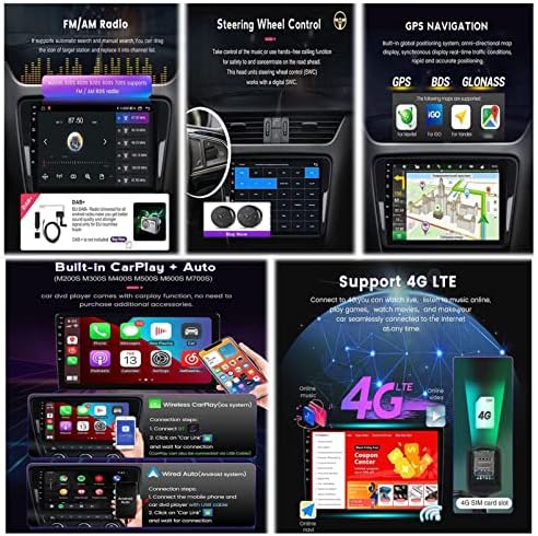 PLOKM Android 11 Autorradio 9 - es érintőképernyő Autó Sztereó Toyota Fortuner a 2015-2020 közötti GPS Navigációs autórádió