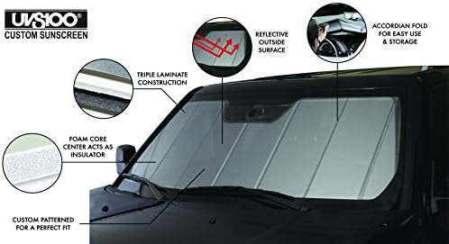 Felerősítők ... be UVS100 Egyéni Fényvédő | UV11531SV | Kompatibilis Válassza ki a Toyota Camry Modellek, Ezüst