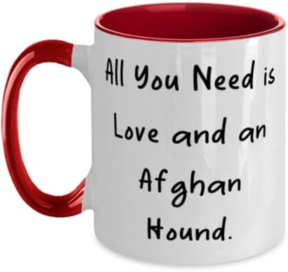 Különleges Afgán Vadászkutya Két Hang 11oz Bögre, Minden amire Szükséged van, az Ajándékokat A kedvtelésből tartott állatok