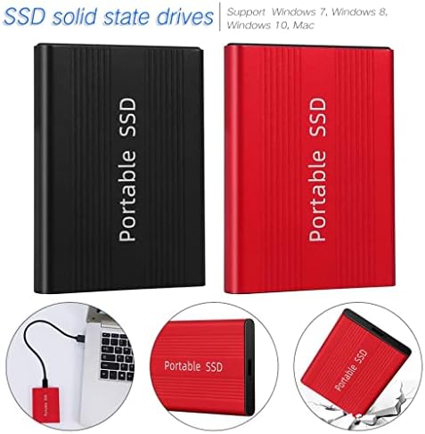 SDEWFG Hordozható SSD, USB 3.0-USB-C 1 tb-os 500GB Külső Solid State Disk 6.0 Gb/S Külső merevlemezt, a Laptop, Asztali Kamera vagy