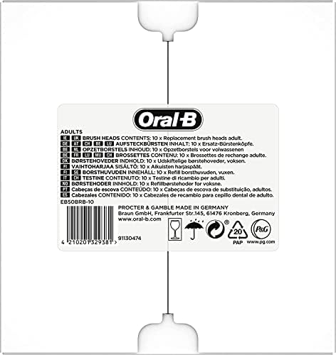 Oral-B CrossAction Fogkefe Feje Fekete, CleanMaximiser Technológia, 10 Számít, Postafiók Méretű Csomag, 7 g