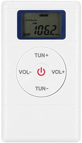 Hordozható Fejhallgató Rádió, Mini Digitális Hangolás FM Rádió Audio Rádió Walkman Lejátszó, Zsinór, valamint Fülhallgató Újratölthető