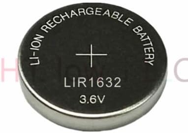 Hillflower 5 Darab LIR1632 1632 CR1632 LM1632 BR1632 Újratölthető Tömeges 3.6 V Hosszú élettartamú Lítium Elsődleges Akkumulátor
