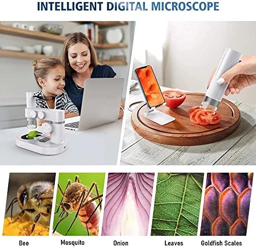 LIUJUN 400X USB Gyermekek Biológiai Digitális Elektronikus Hordozható Mikroszkóp Készlet Telefon PC Otthon, Iskola, Tudomány, Oktatási