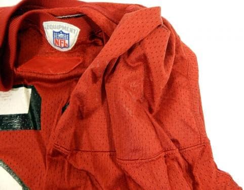 San Francisco 49ers 52 Játék Használt Piros Gyakorlat Jersey XL DP34428 - Aláíratlan NFL Játék Használt Mezek