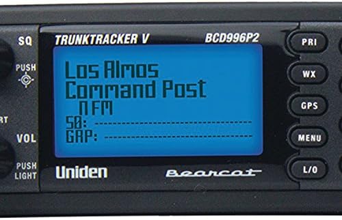 Uniden BCD996P2 Digitális Mobil TrunkTracker V Szkenner, 25,000 Dinamikusan Kiosztott Csatornák, Közel RF Capture Technológia, 4-Line