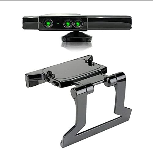 SAWQF Tartós Használatra Fekete Műanyag TV Csipesz Csipesz Mount Szerelhető Tartót Alkalmas a Microsoft 360 Kinect Érzékelő