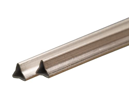 K&S 5098 Alumínium Háromszög alakú Cső, 12 Hosszú, 2 Darab Készült Az USA-ban