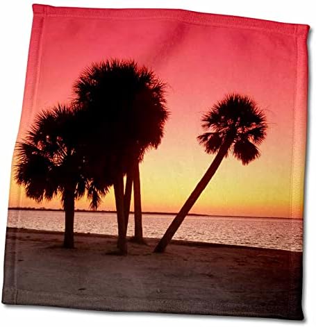 3dRose Florence Trópusi Naplemente - Florida Sunset - Törölköző (twl-8003-1)