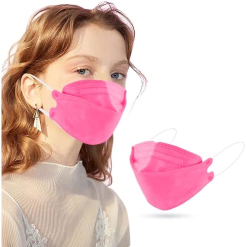 10/50 Pc Rózsaszín Disposable_Face_Mask Hal Típus Lélegző 3D Maszkok 3-Rétegű Réteget Védő Szövet Orrát a Drót a Nők