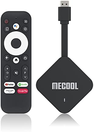 Mecool KD2 Google Minősített Amlogic S905Y4 Android TV Stick 11 DDR4 4 GB, 32 gb-os 2,4 G/5G Kettős WiFi YouTube-ról 4K TV Box
