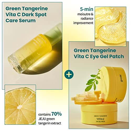 GOODAL Zöld Mandarin C-Vitamin Sötét Folt Szérum + Szem Gél, Tapasz