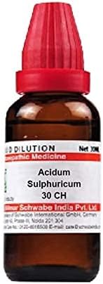 Dr. Willmar a Csomag India Acidum Sulphuricum Hígítási 30 CH Üveg 30 ml Hígító