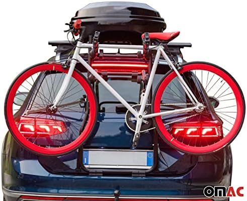 OMAC 3 kerékpártartó a Volkswagen Passat (B5) Változat 1996-2005 Fekete | Csomagtartóba Szerelhető kerékpártartó 99 Kg Terhelés