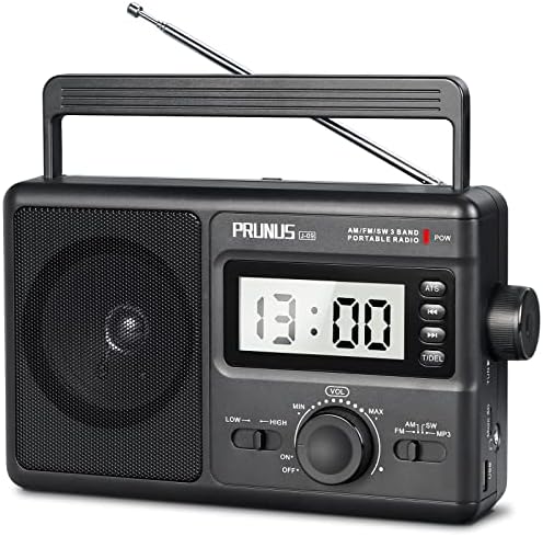 PRUNUS Retro Rádió Bluetooth Gazdag Basszus Hangszórók,PRUNUS J09 VAGYOK Hordozható FM Rádió a Legjobb Vétel