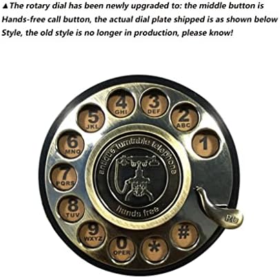 Forgatható Tárcsa Európai, illetve Amerikai Régi Antik Antik Vezetékes Telefon, Retro Iroda Telefon Vezetékes, Alkalmas Forró Használja