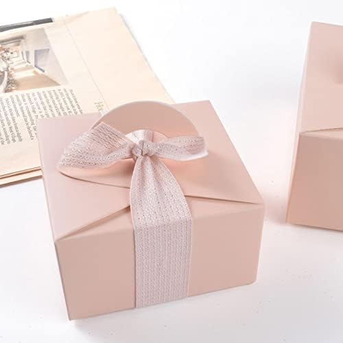 Romantikus Rózsaszín Cukorka Doboz koreai Stílusú Hordozható Tér Összecsukható Csomagolás Doboz Party Esküvői Ajándékok Vendégek