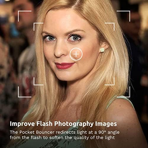 LumiQuest Flash Pocket Bouncer, Vaku Diffúzor a UltraStrap, a Universal Klasszikus Design Külső Kamera Villog, Fotózás, Megvilágítás, Fény-Képek,